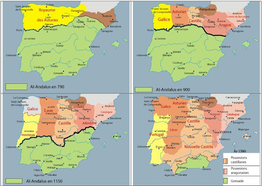 Map of the Iberian Peninsula